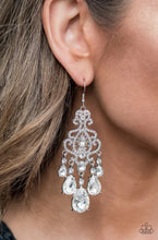 Load image into Gallery viewer, Queen Of All Things Sparkly White Earring
