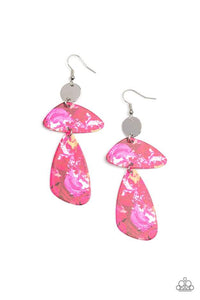 PAPARAZZI PINK EARRINGS