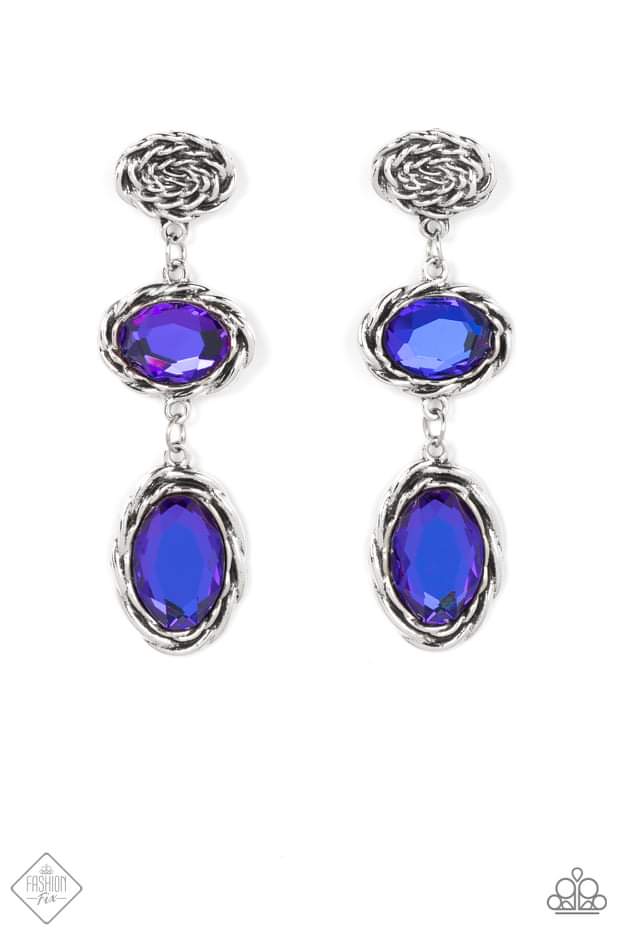 PAPARAZZI BLUE/PURPLE EARRINGS