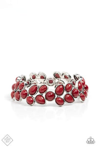 PAPARAZZI BURGANDY BRACELET